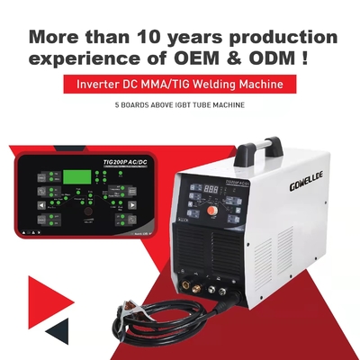 PWM Stick TIG MMA Welder AC / DC , TIG Aluminum Welding Machine